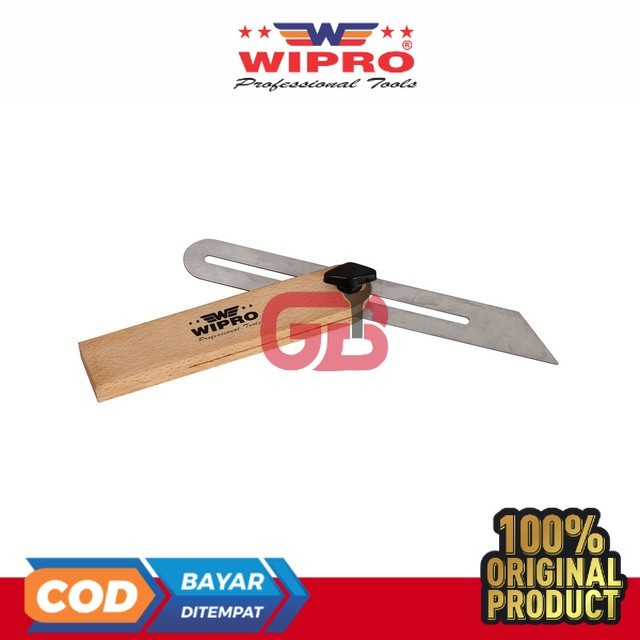 Penggaris Tukang PGT-10 10" Wipro