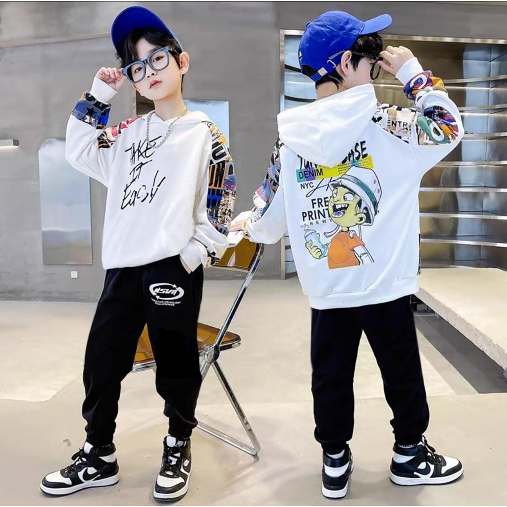 SaC Fashion  STELAN ANAK ANAK CELANA DAN SWEATER TAKE IT EASY