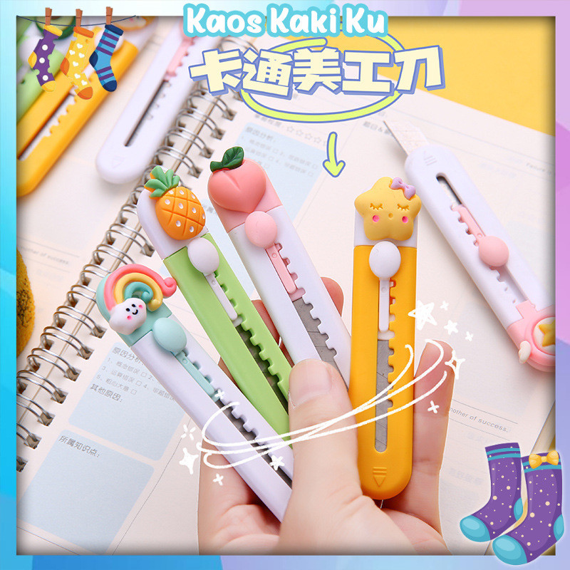 

Cutter Mini Karakter Cutter Mini Travelling Pisau Silet Lucu