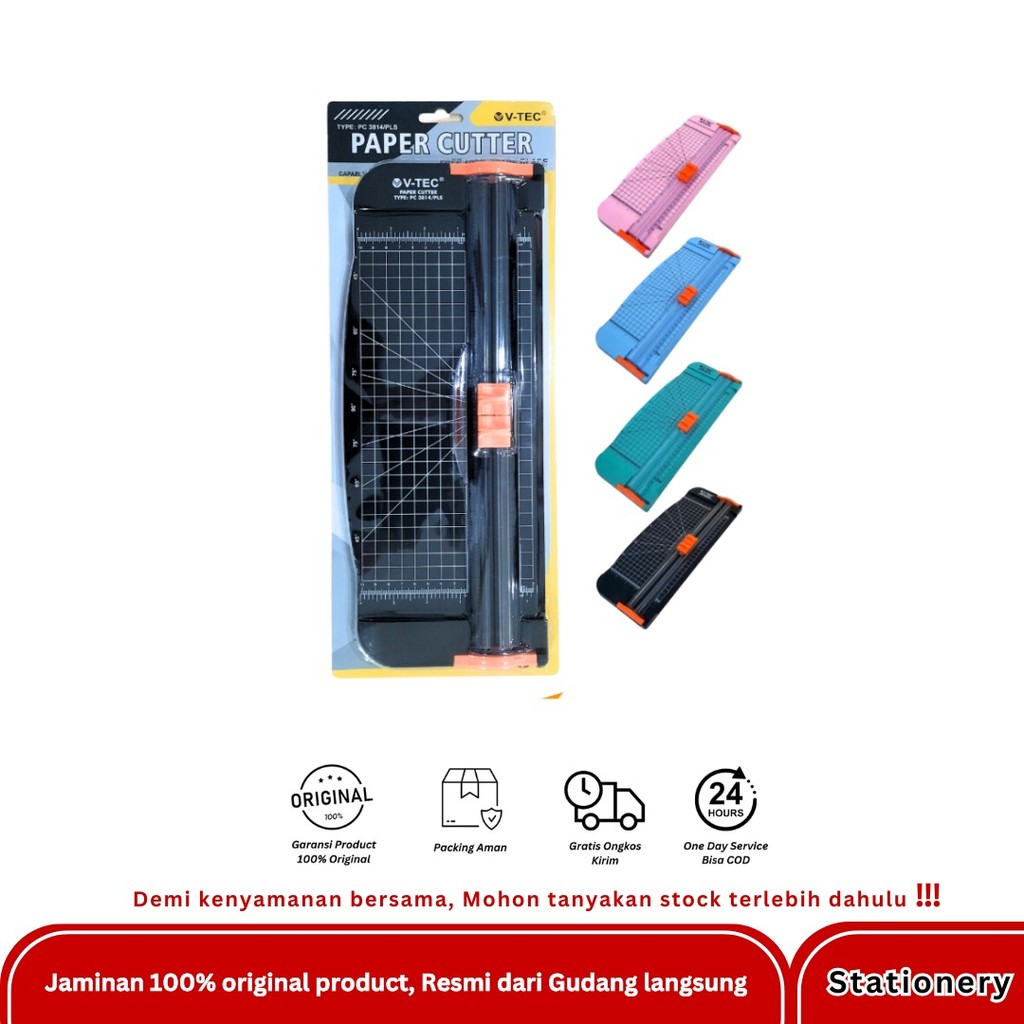 

V-TEC PAPER CUTTER PC 3684 A4 PEMOTONG KERTAS