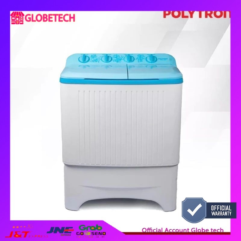 MESIN CUCI POLYTRON 7 KG 2 TABUNG 7073 FREE ONGKIR BANDAR LAMPUNG
