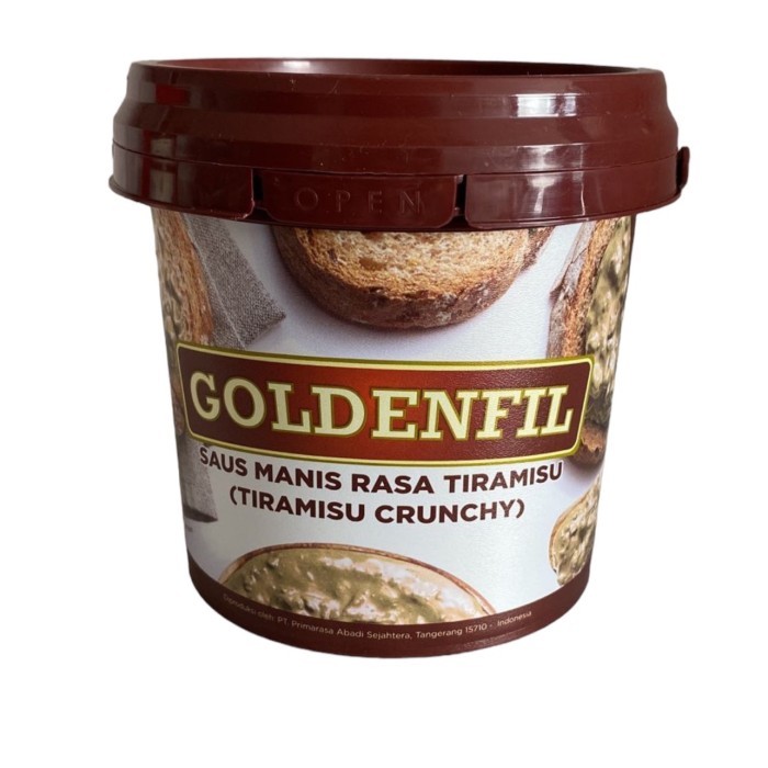 

[NEW] Goldenfil Tiramisu Crunchy 1kg / Selai Tiramisu