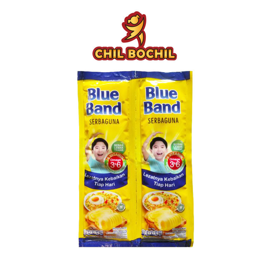 

MENTEGA BLUE BAND SERBAGUNA RENCENG ( ISI 6 SACHET X 15 GRAM ) - BLUEBAND RENCENG - CHIL BOCHIL