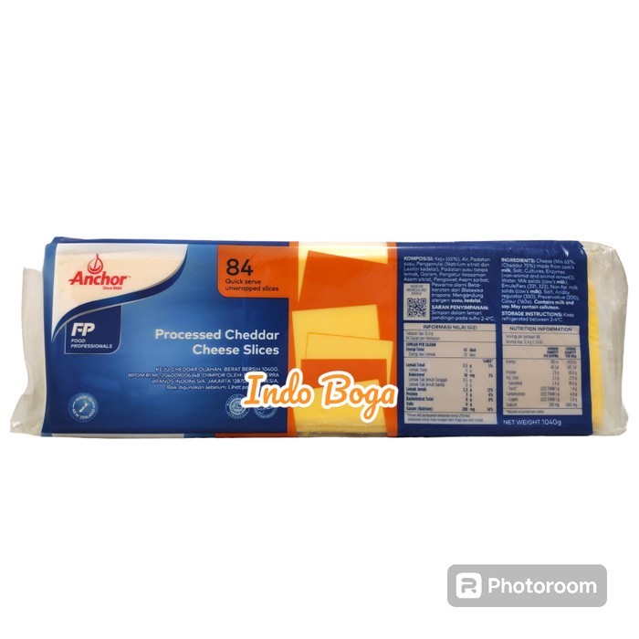 

KARTONAN anchor red cheddar slice 84 slices 1 kg X 10 pcs