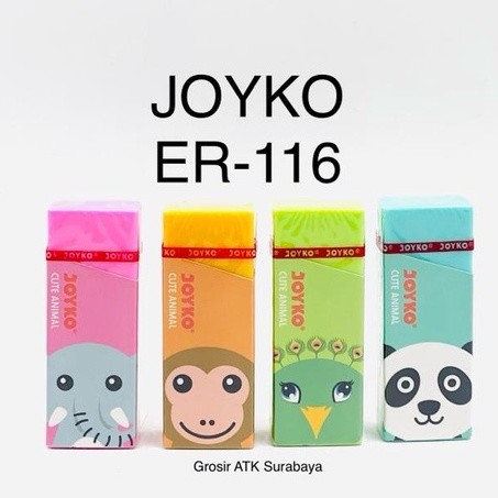 

( DAPAT 1 PENGHAPUS ) PENGHAPUS JOYKO ER-116 / Stip Eraser Joyko Fancy Lucu B20 ER-116 ER 116