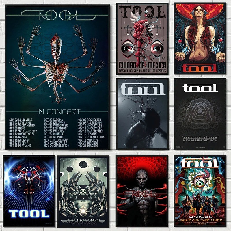 

Singer Tool Band 10000 Days Music Album Poster Canvas Painting Wall Art Pictures Club Bar Cafe Room Home Decoration Gifts