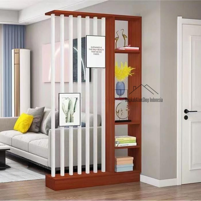 Partisi Ruangan Minimalis | Pembatas Ruangan Kayu | Penyekat Ruangan kayu solid