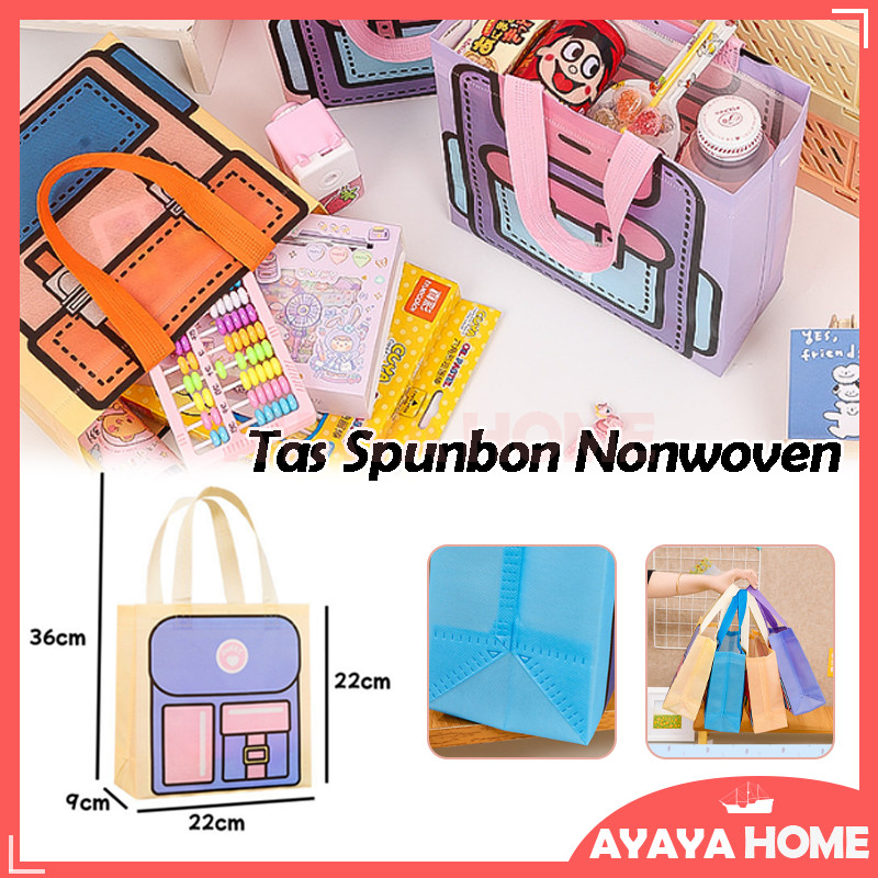 

Tas Goodie Bag Lucu / Tas Spunbon Nonwoven