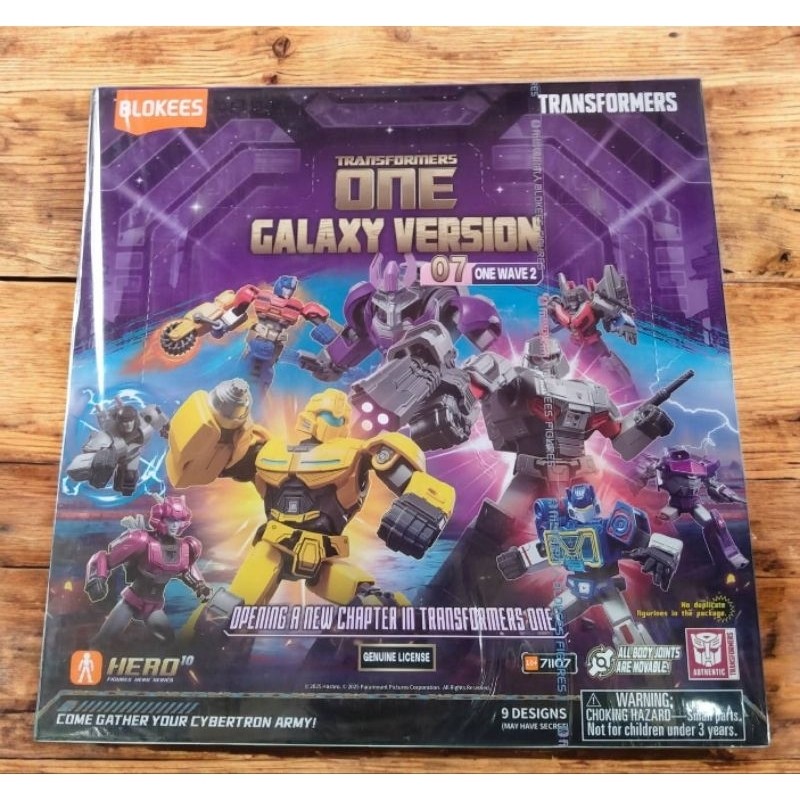 Blokees Transformers Galaxy Version 07 One wave 2 blindbox fix  megatron starscream sound shock wave