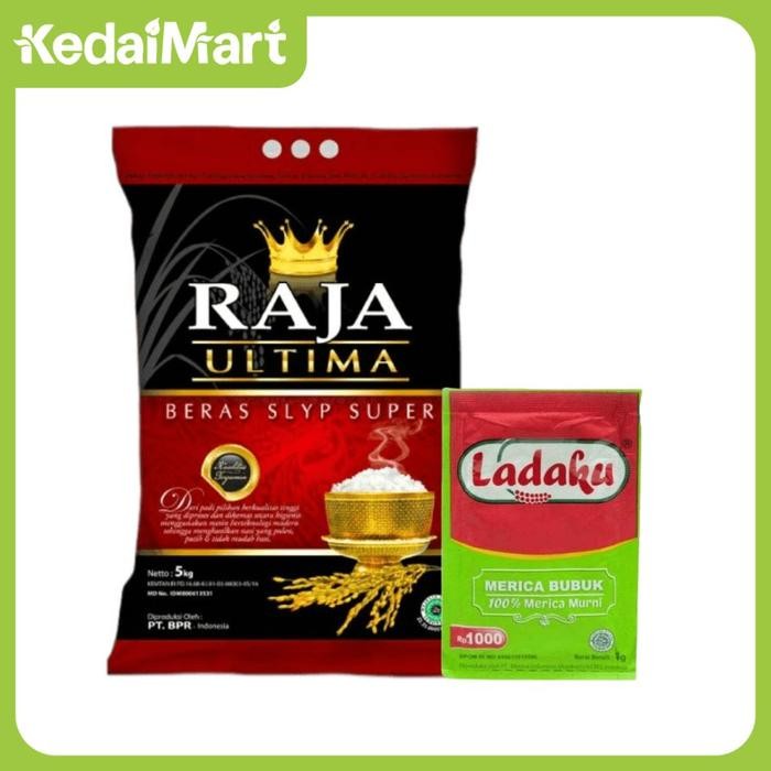 

dijual_KM Paket Beras Raja Ultima 5 Kg dan Ladaku Merica Bubuk Pcs - Spesifikasi