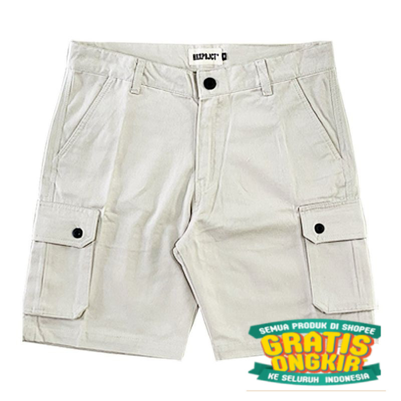 Best seller Celana cargo pendek pria branded di atas lutut full tag full asesoris/celana pendek pria