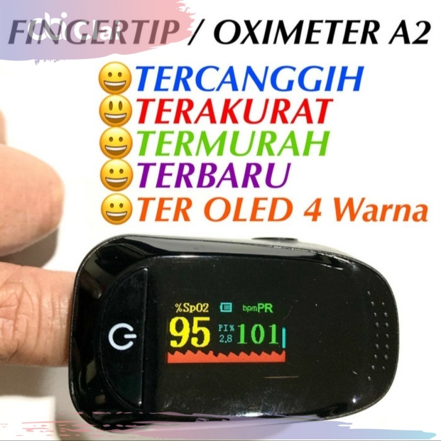 CLAI Fingertip pulse oxymeter Fingertip oximeter SpO2 OLED Full Colour A2 LK88 LK87 JKZ-302 C101H1