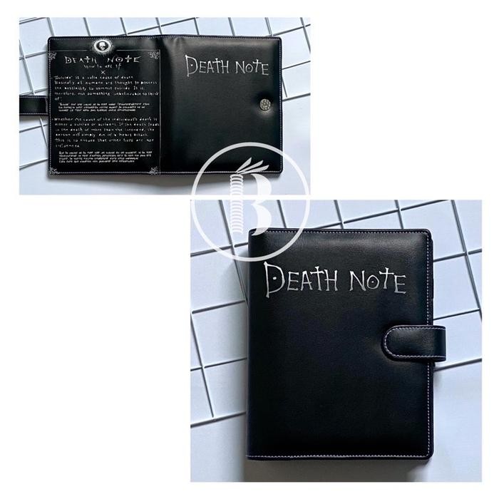 

READY Bindermu READY Binder NEW 01 Printing Deathnote Quotes motif Kulit 20ring A5 26ring B5 6ring A6 - Deathnote, 20ring A5 SIAP KIRIM