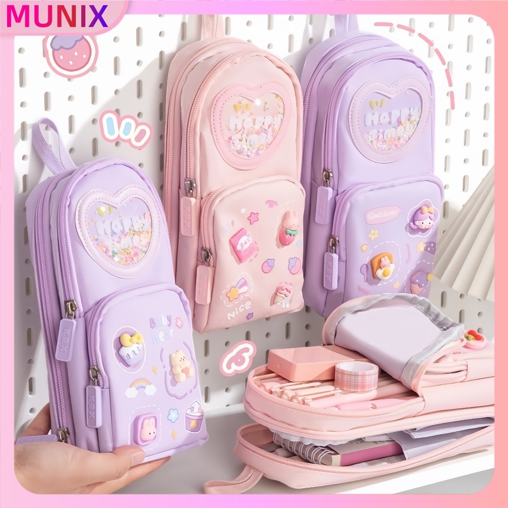 

Kotak Pensil Siswa-Kapasitas Besar&6 Ruang-Desain 3D Lucu untuk Perempuan COD/READY