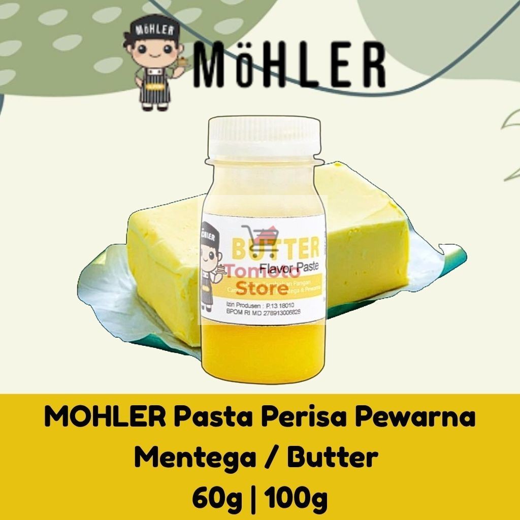 

✨ TOMOTOSTORE ✨ MOHLER Pasta Perisa Pewarna Mentega / Butter