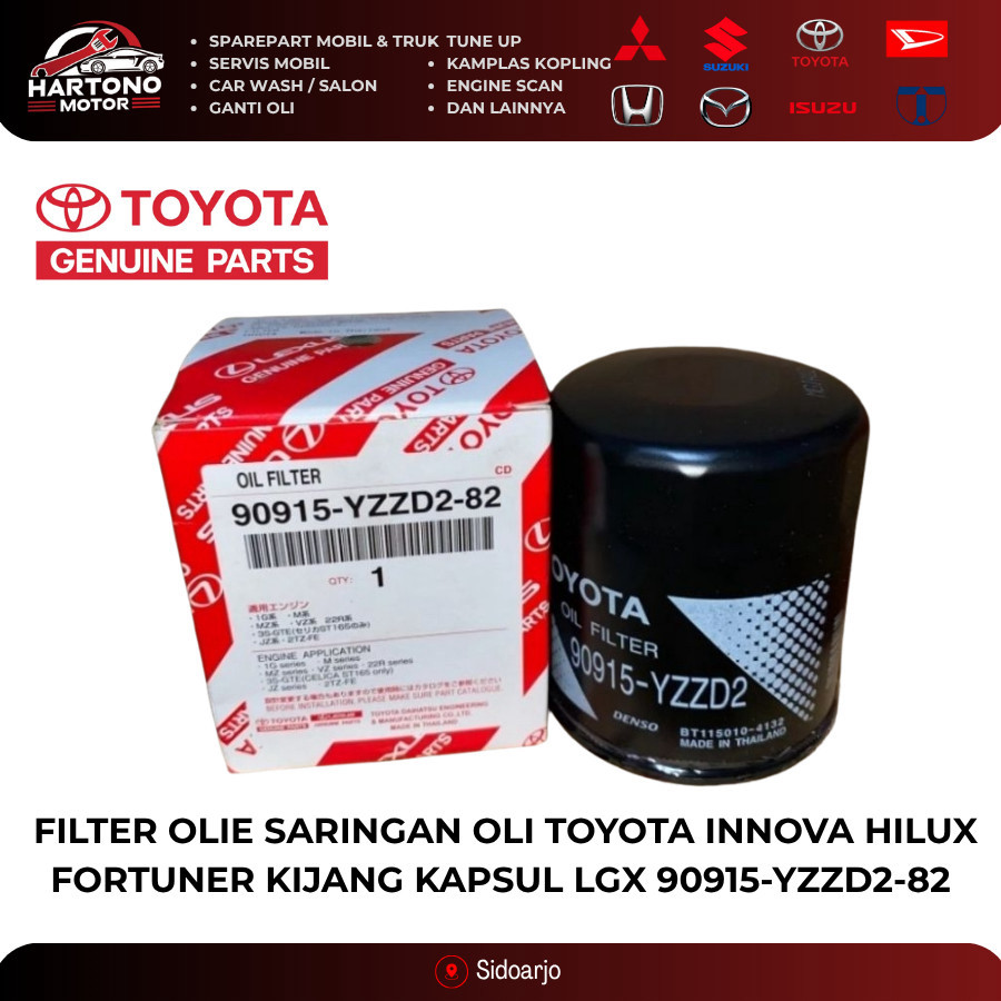 ASLI ASTRA FILTER OLIE SARINGAN OLI TOYOTA INNOVA HILUX FORTUNER KIJANG KAPSUL LGX 90915-YZZD2-82