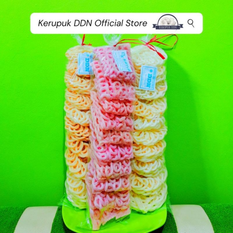 

Kerupuk DDN Bandung - Kemasan Tali ekonomis (Isi 10 Pcs/Bungkus)