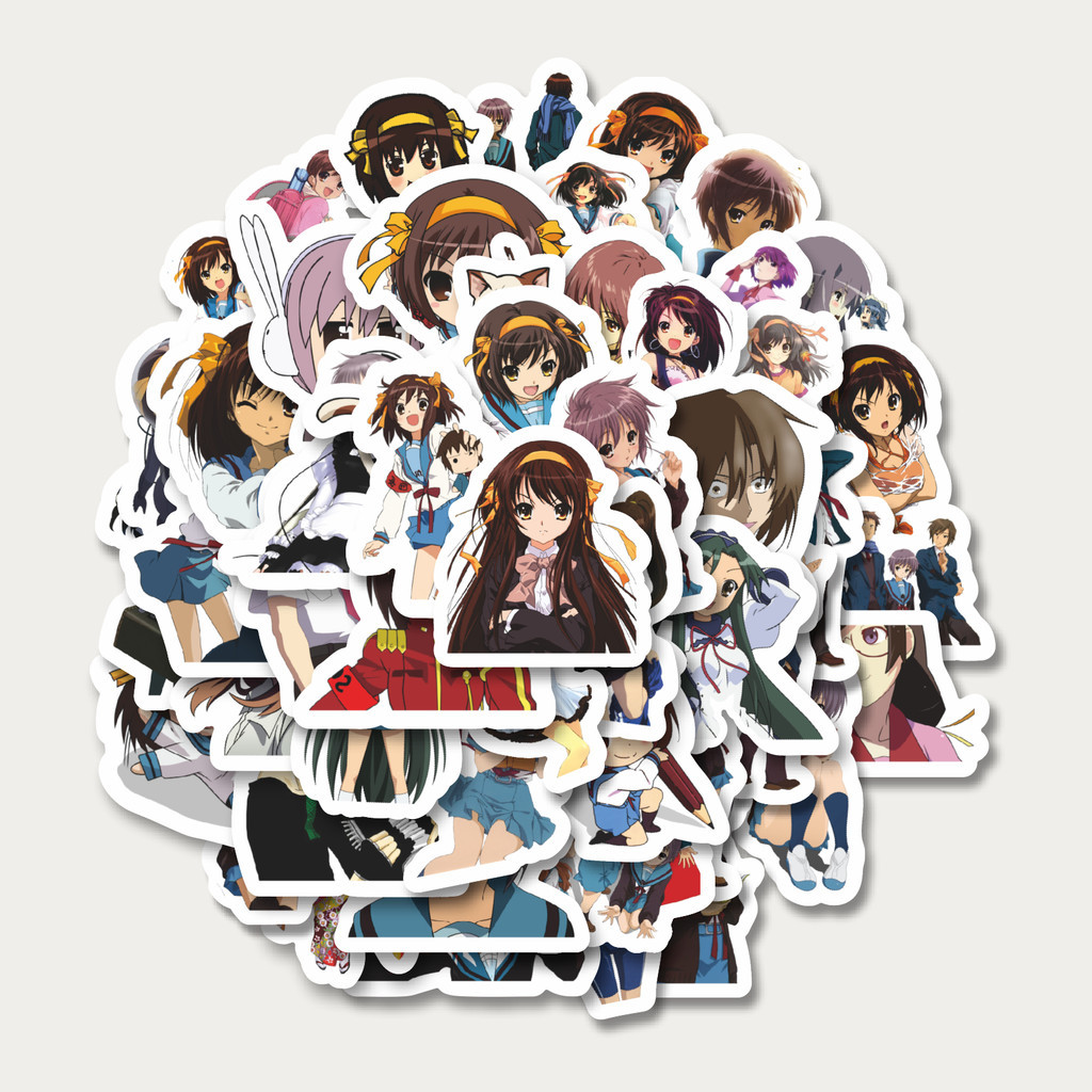 

Sticker Pack Sticker Anime The Melancholy | Sticker TUMBLR | Stiker LAPTOP KOPER HELM