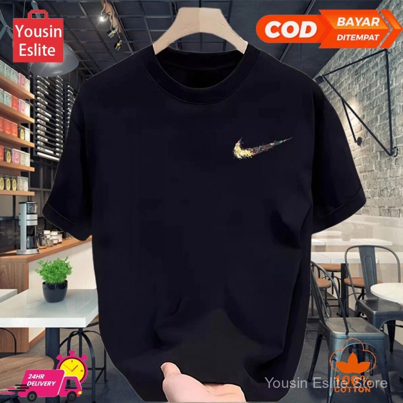 Yousin Eslite T Shirt Pria baju kaos pria kaos cowok kaos branded Kaos Premium 100% Katun Gucci--Ber