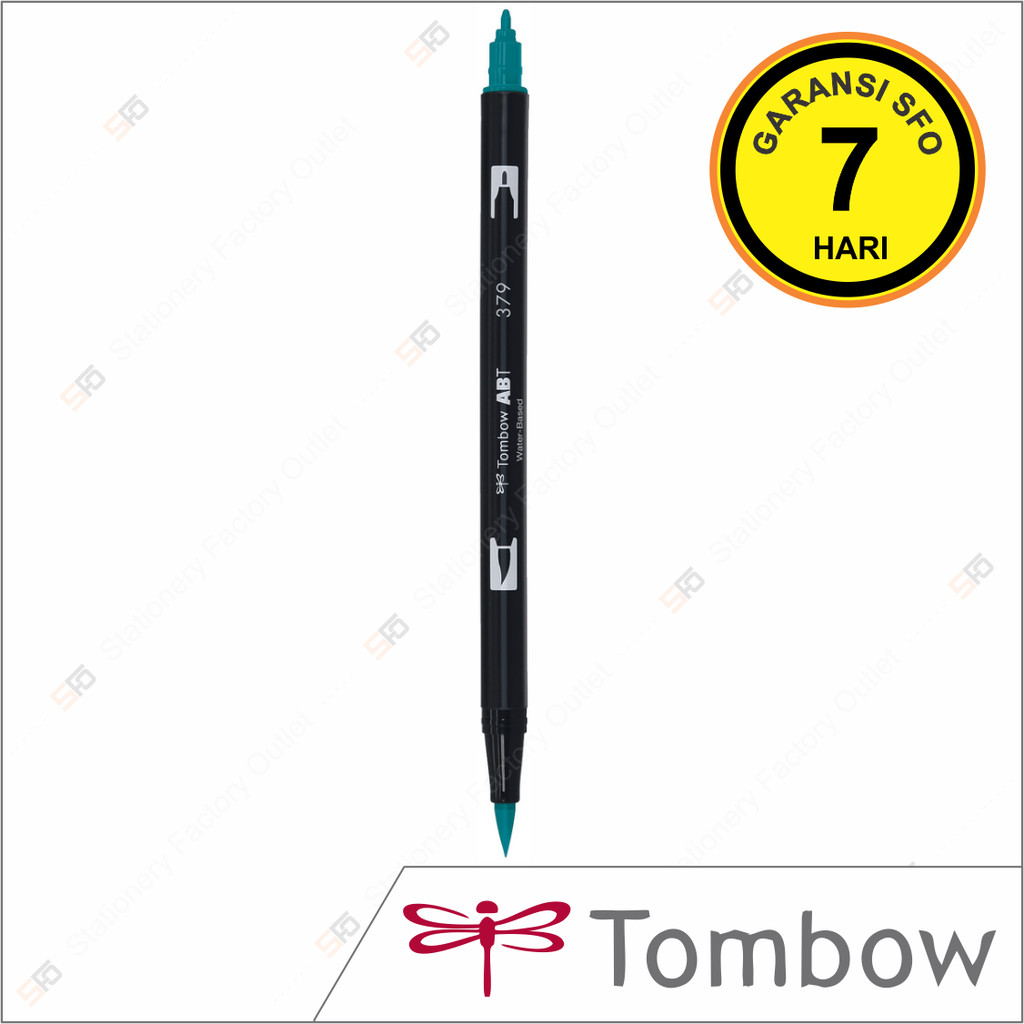

Dual Brush Pen Tombow 379 - Jade Green - ABT Satuan