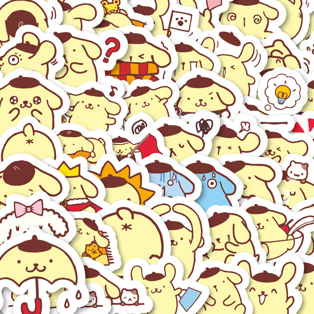 

Stiker Cutting Pack Stiker Kartun Pompom Purin Versi 1Isi 100Pcs Series Aesthetic Lucu Keren Untuk Koper Bahan Vynil