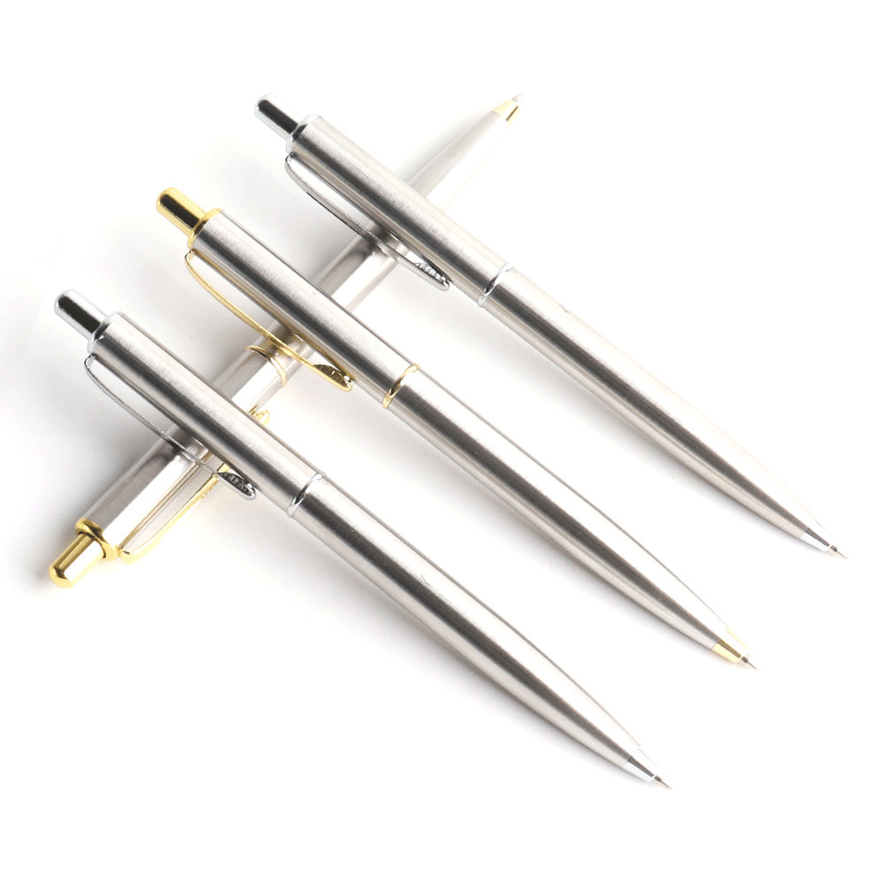 

Luxury Metal Ballpoint Pen High Quality Writing 0.7mm Black Blue Ink Ball Point Pens Stationery School Office Supplies Business