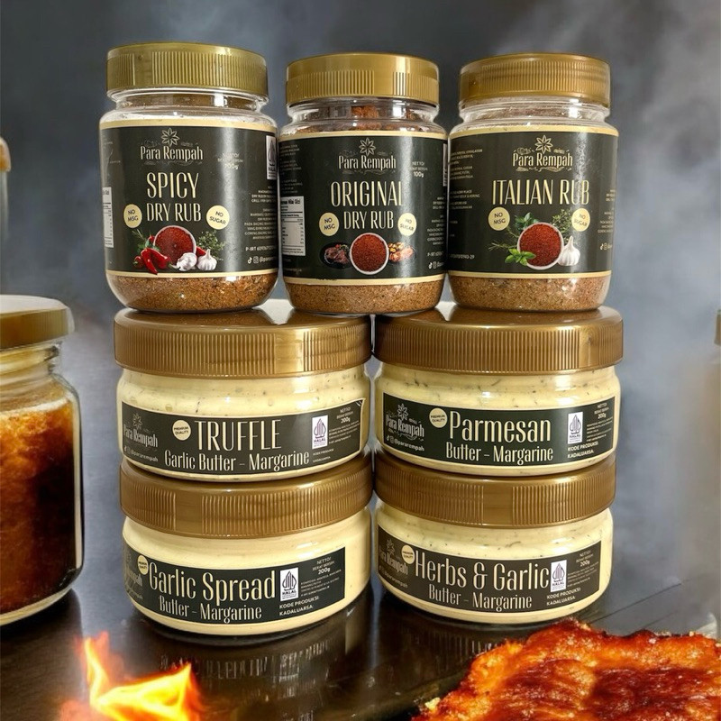 

Paket Bumbu STEAK : Dry Rub + Butter Margarine Para Rempah / Bumbu Dapur Kualitas Premium Quality Sehat Pararempah