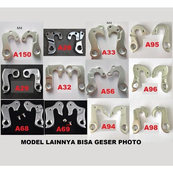 DROP OUT REAR END A ANTING HANGER RD KUKU MACAN UNTUK POLYGON EXOTIC element pacific united Thrill T