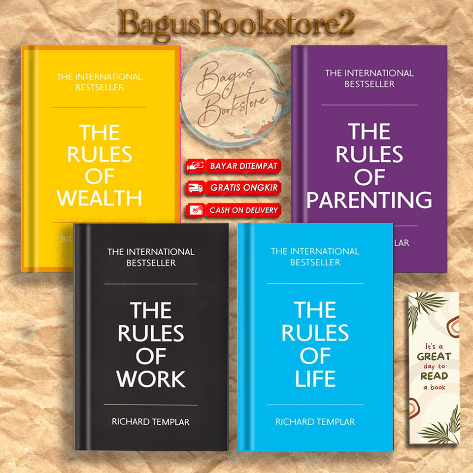 The Rules of Work Series by 
Richard Templar's Rules (9 books)(English)