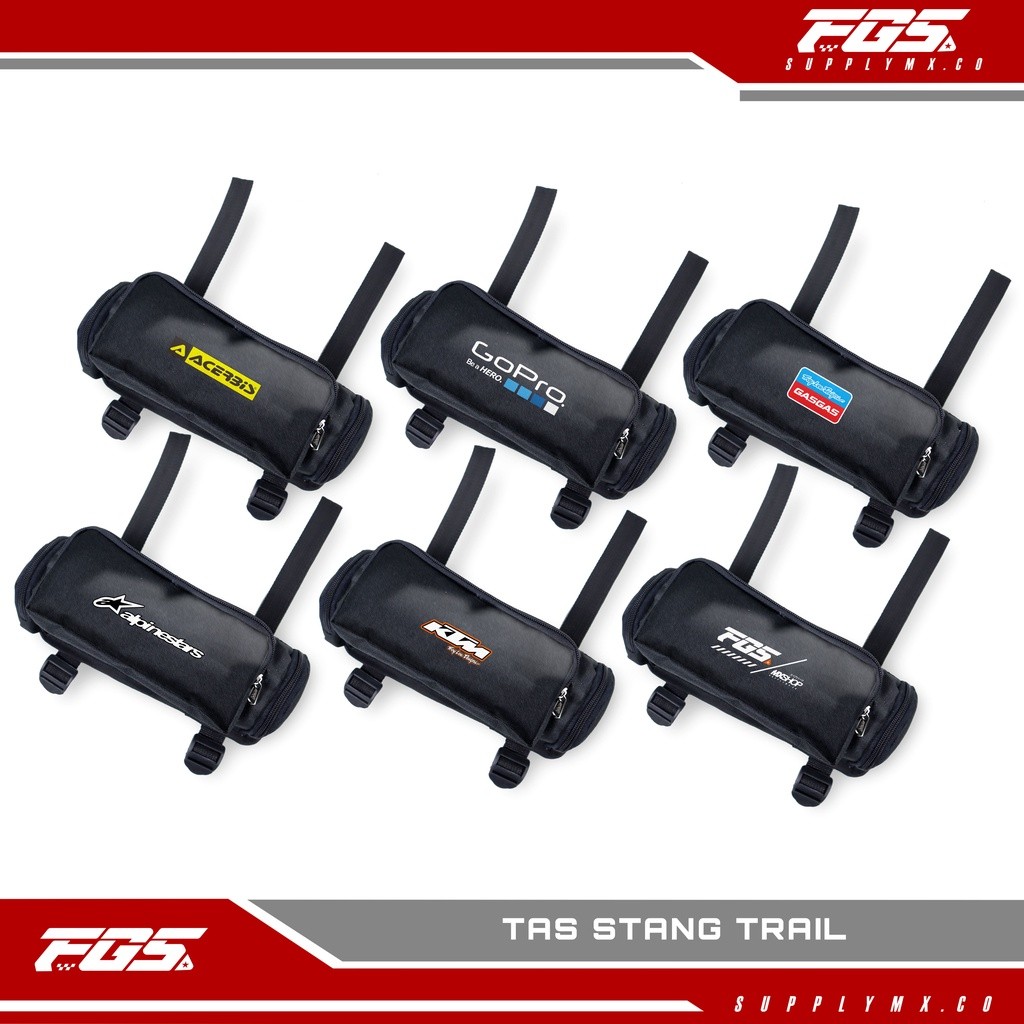 TAS STANG MOTOR TRAIL ADVENTURE UNIVERSAL MOTORCROSS BAG HANDLEBAR CROSS TAS STANG SUPERMOTO