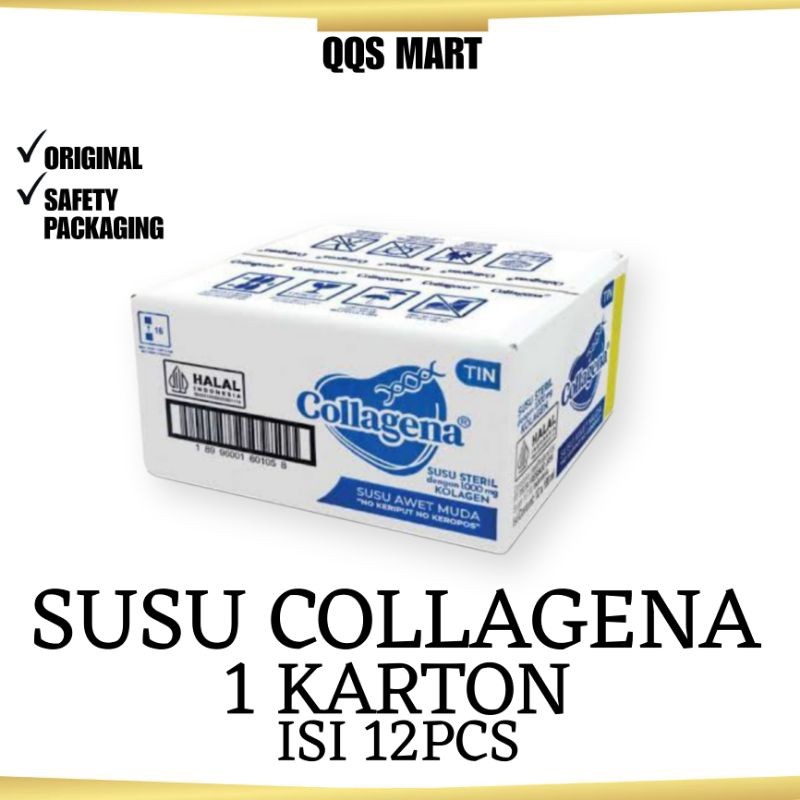 

New Collagena Susu Steril Susu Kolagen Susu Collagena 1 Karton 12 pcs ORIGINAL 100%Premium