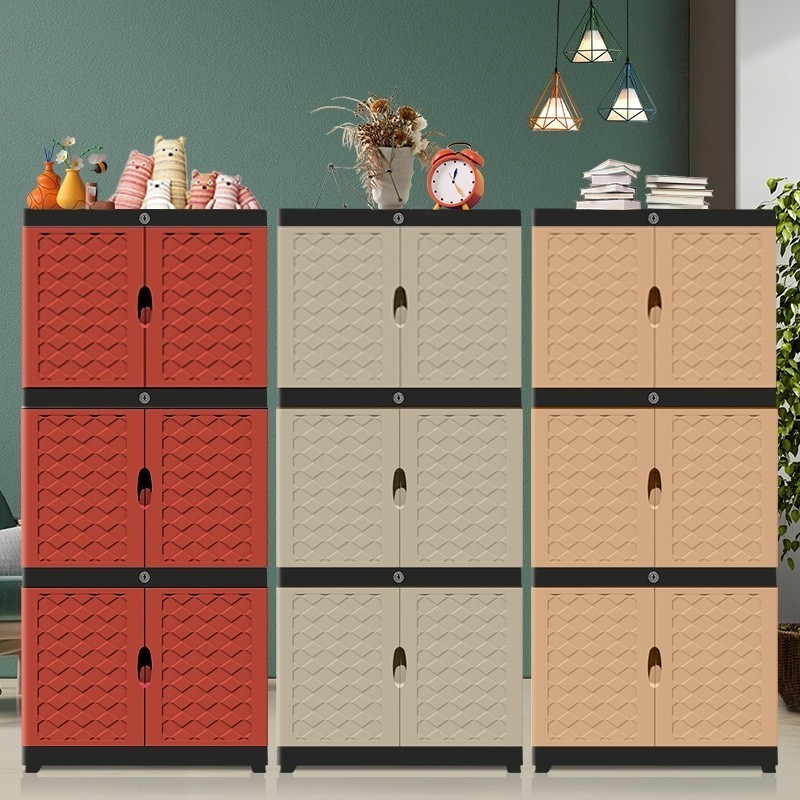 lemari pakaian plastik/lemari plastik susun/lemari baju plastik/lemari susun plastik/lemari plastik 