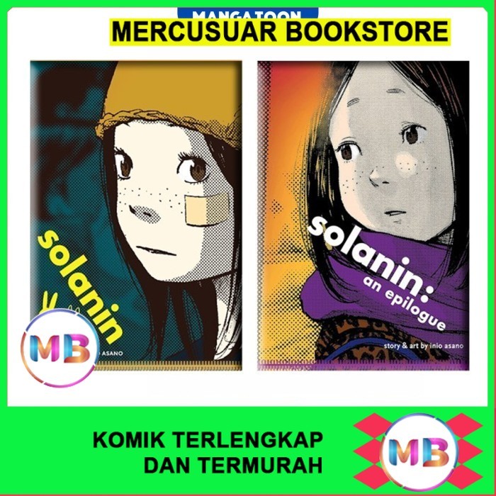 Komik Solanin & solanin - an epilogue Inio Asano, 2 book - English MercusuarBookstore
