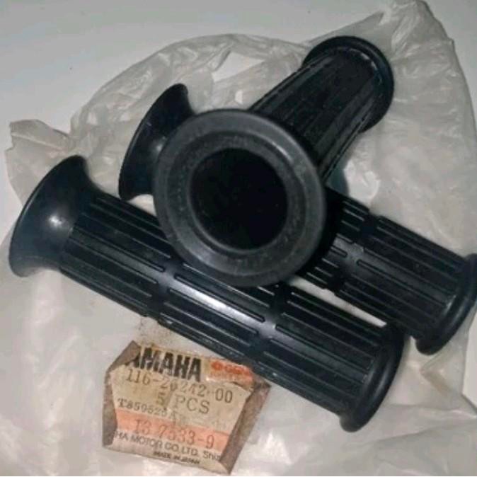 hansfat handgrip karet gas kanan yamaha v75 u5 u7 116-26242-00 original baru nos