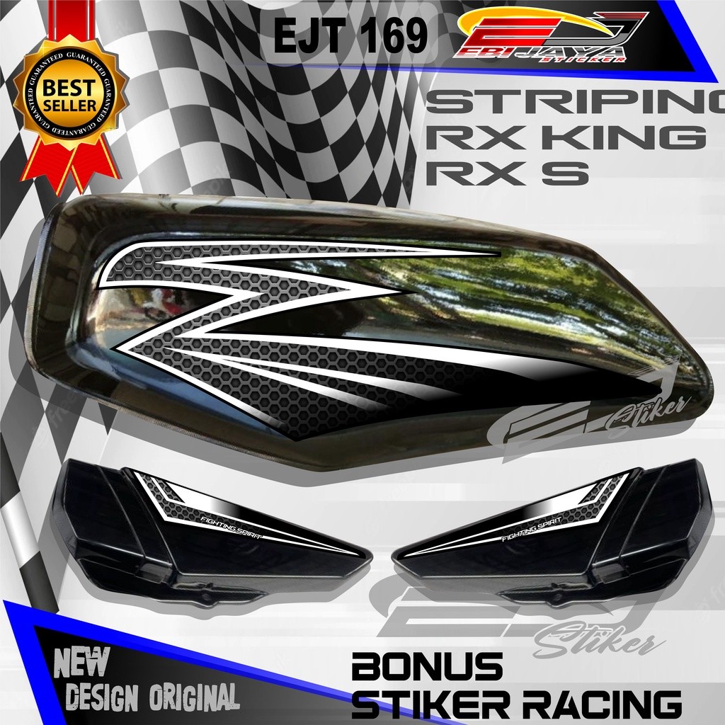 STRIPING  RX KING STRIPING CUSTOM  RX KING DECALL STICKER BODY MOTOR RX KING NEW DESAIN