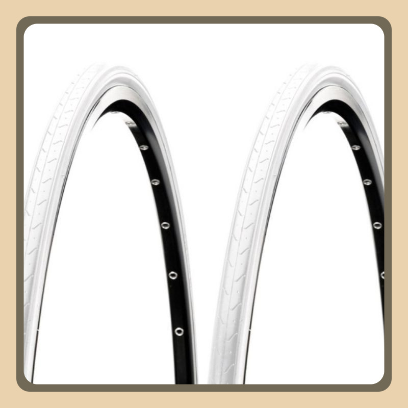 Ban Sepeda Fixie Putih 700 x 23c Taiwan Luar dalam fixi road bike Murah High Quality