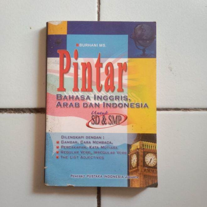 PINTAR BAHASA INGGRIS ARAB DAN INDONESIA Untuk SD & SMP Original Bekas