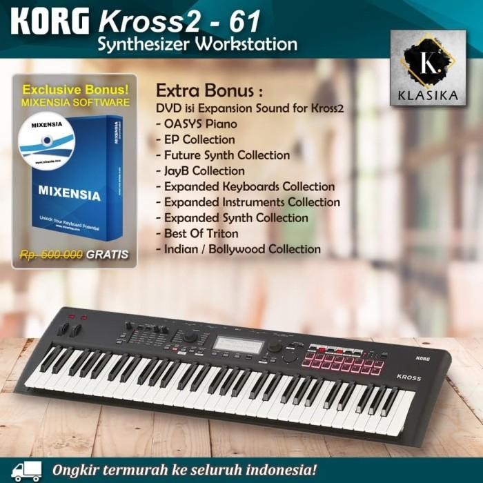Korg Kross 2 61 / Kross2 Synthesizer Keyboard Garansi Resmi