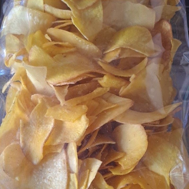 

Singkong kuning original asin gurih manis 500gr
