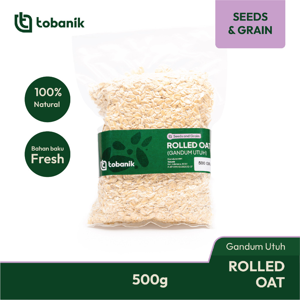 

Rolled Oat Gandum 500 Gram