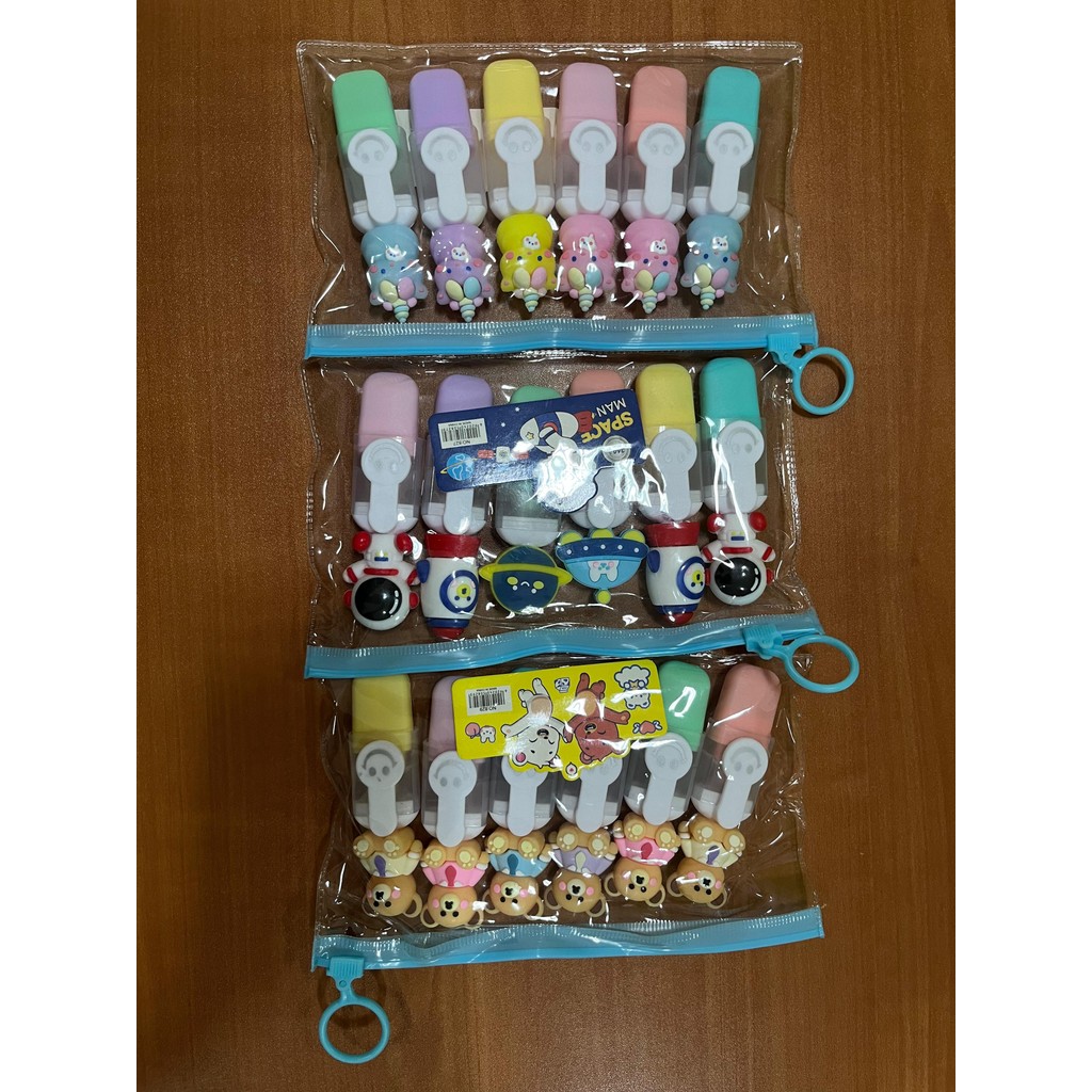 

GMA STABILLO 833/829 ISI 6 PAPABEAR // GMA STABILLO 827 ISI 6 ASTRONAUT // GMA STABILLO 832 ISI 6 DINO