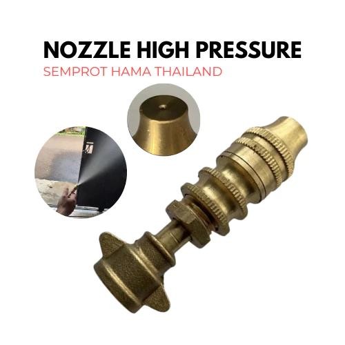 Nozzle Zet Nosel Super Jet High Pressure Super Embun untuk Mesin Sprayer elektrik Semprot Hama Thail