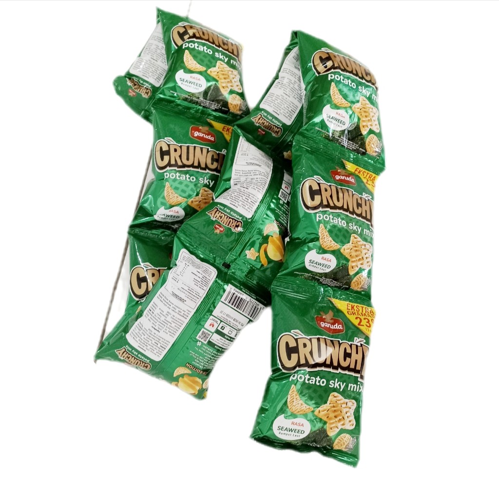 

garuda crunchy sky mix rasa seaweed | renceng isi 10 bks