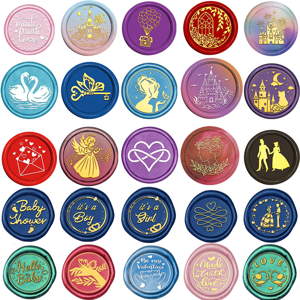 

Lover Castle Hello Baby Wax Seal Stamp Wedding Invitation Decoration DIY Craft Supplies Scrapbooking