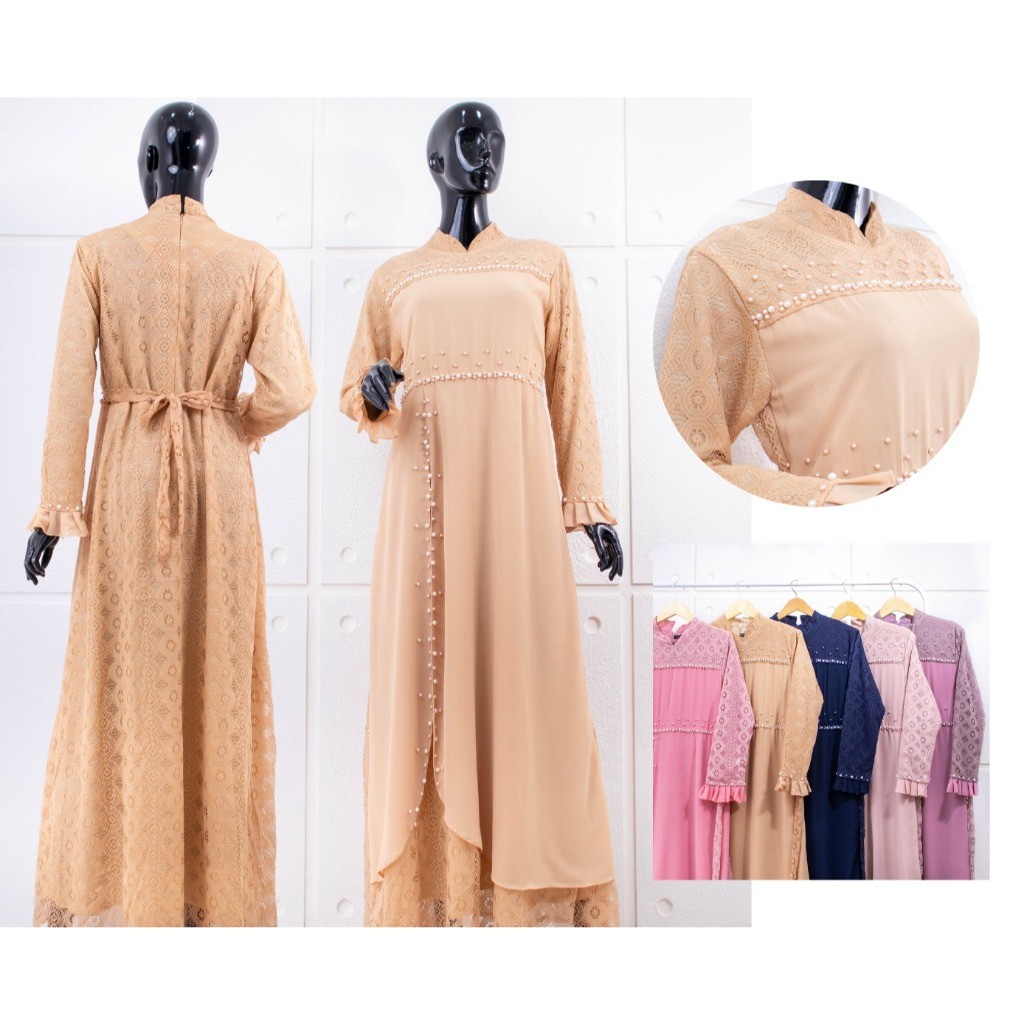 GAMIS OZIAS SIFON CERUTY 09582 LD 105 I Gamis Fashion Muslim I Gamis Remaja