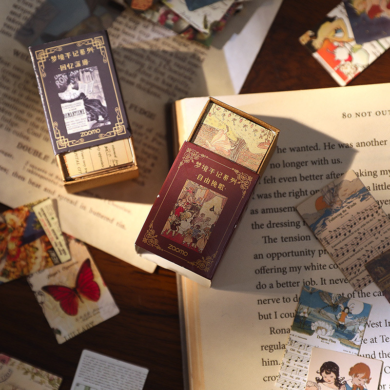 

100pcs/lot Memo Pads Sticky Notes Dream Notes Junk Journal Paper diary Scrapbooking Stickers Office School stationery Notepad