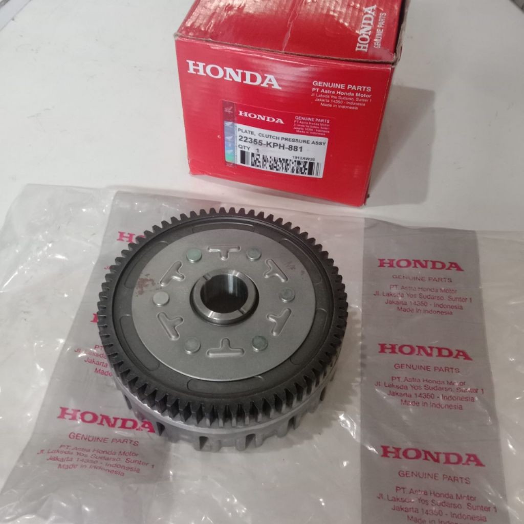 Rumah Kopling Assy + Gigi Sekunder Honda Kharisma/Supra x 125