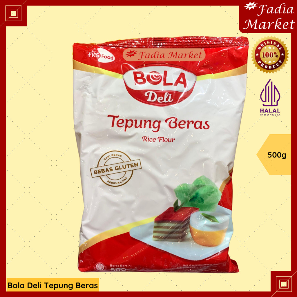 

Bola Deli Tepung Beras Rice Flour Bebas Gluten Free 500g