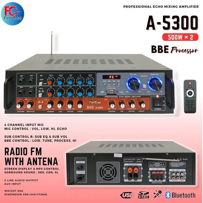 AMPLIFIER AMPLI FIRSTCLASS FCA5300 ORIGINAL FCA 5300 FC-A5300 FCA5300