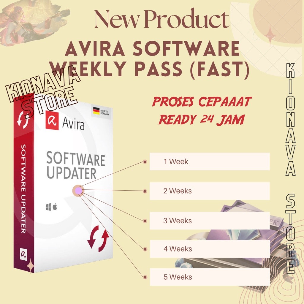 WEEKLY DM PASS AVIRA (FAST PROSES)